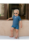 Baby Swimsuit in Chimera Blue